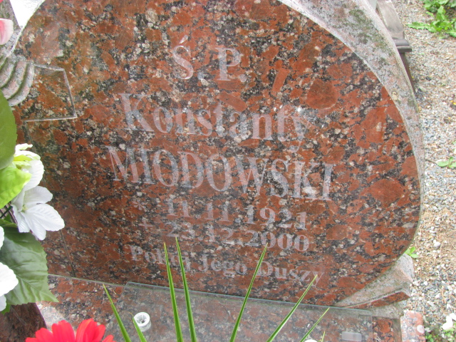 Konstanty Miodowski 1921 Kamienna Góra gmina wiejska - Grobonet - Wyszukiwarka osób pochowanych