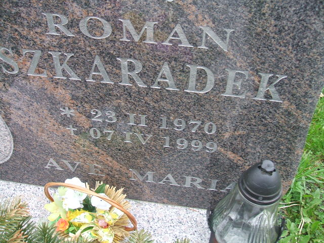 Roman Szkaradek 1970 Kamienna Góra gmina wiejska - Grobonet - Wyszukiwarka osób pochowanych