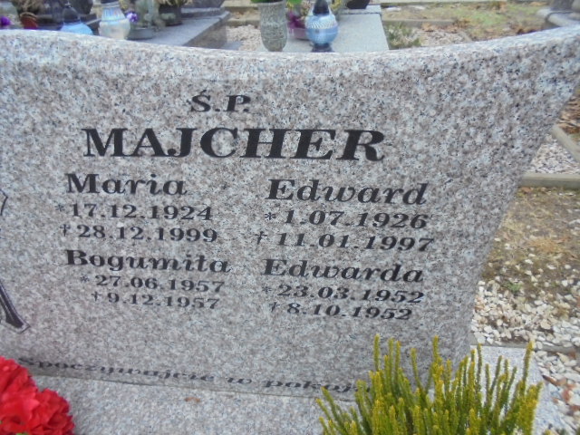 Maria Majcher 1924 Kamienna Góra gmina wiejska - Grobonet - Wyszukiwarka osób pochowanych