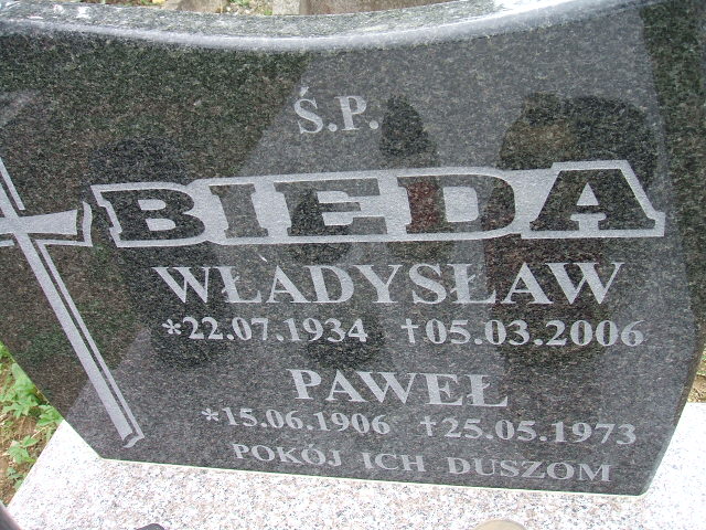 Władysław Bieda 1934 Kamienna Góra gmina wiejska - Grobonet - Wyszukiwarka osób pochowanych