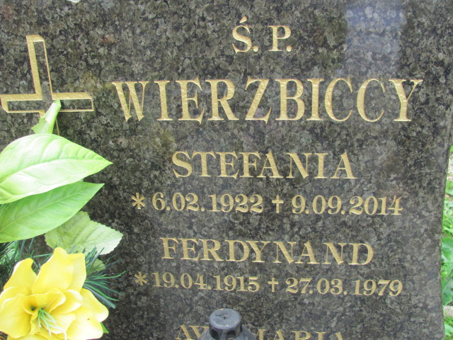 Stefania Wierzbicka  1922 Kamienna Góra gmina wiejska - Grobonet - Wyszukiwarka osób pochowanych