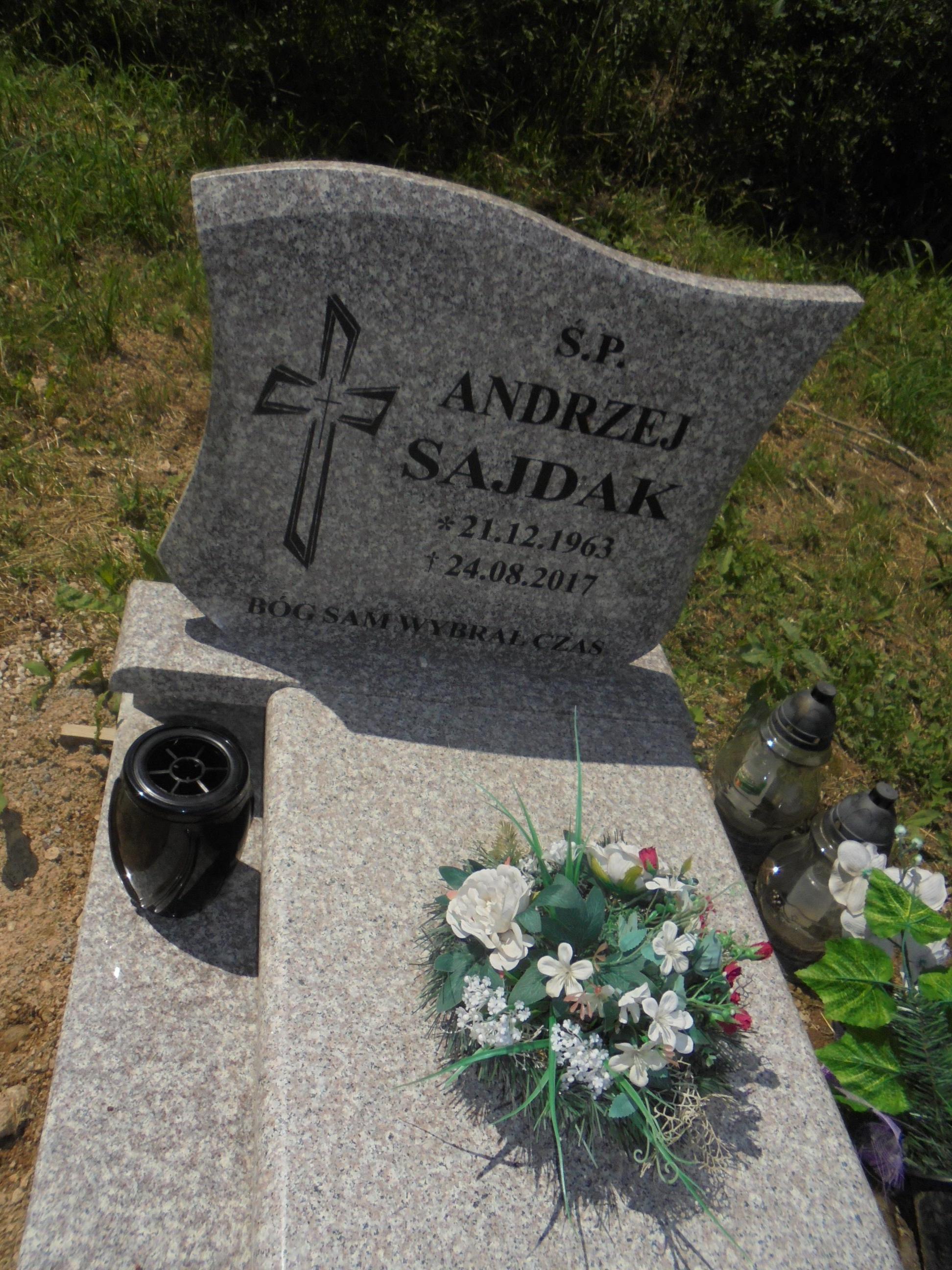 Grób Andrzej Sajdak
