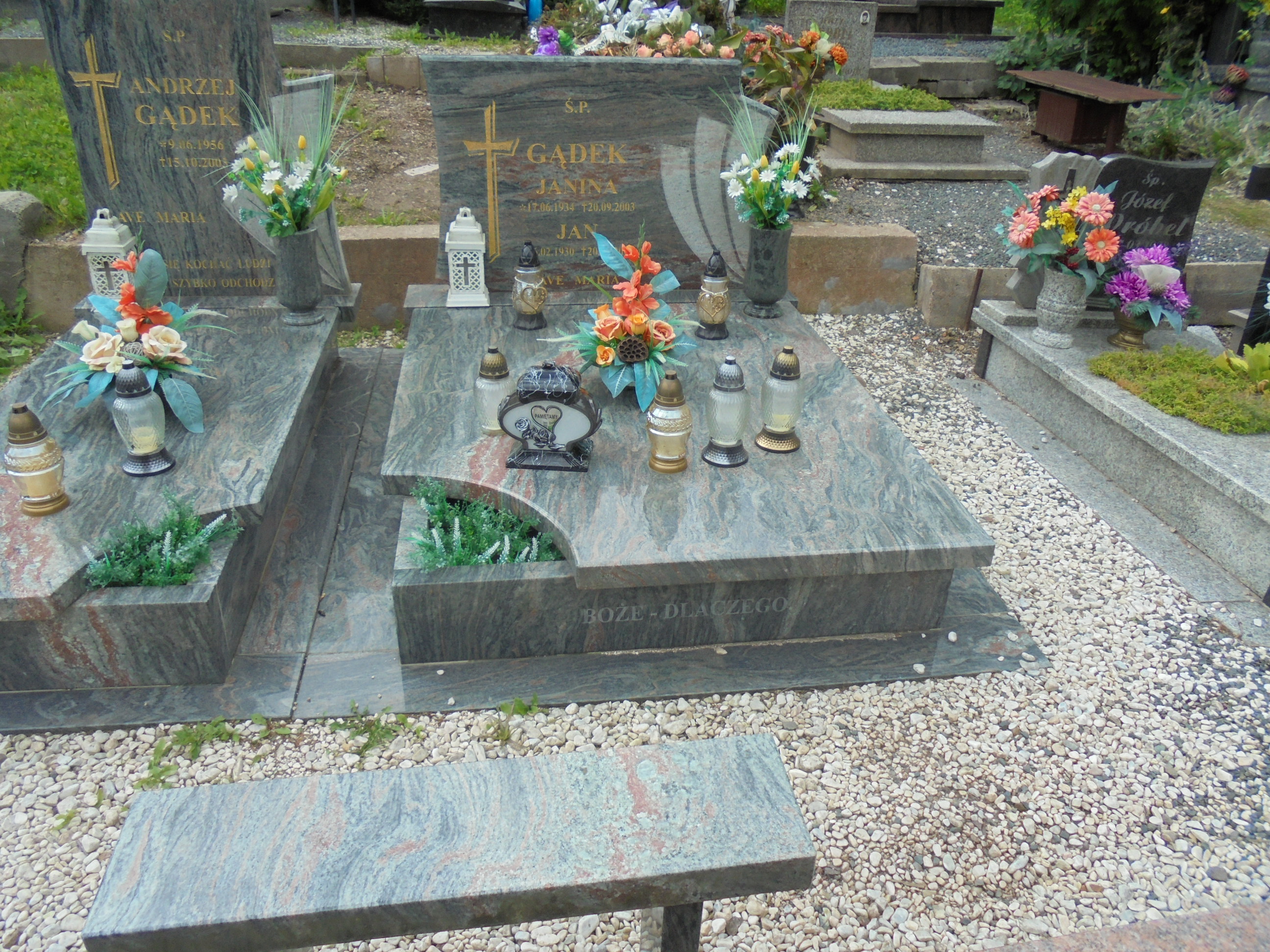 Grób Tadeusz Gądek